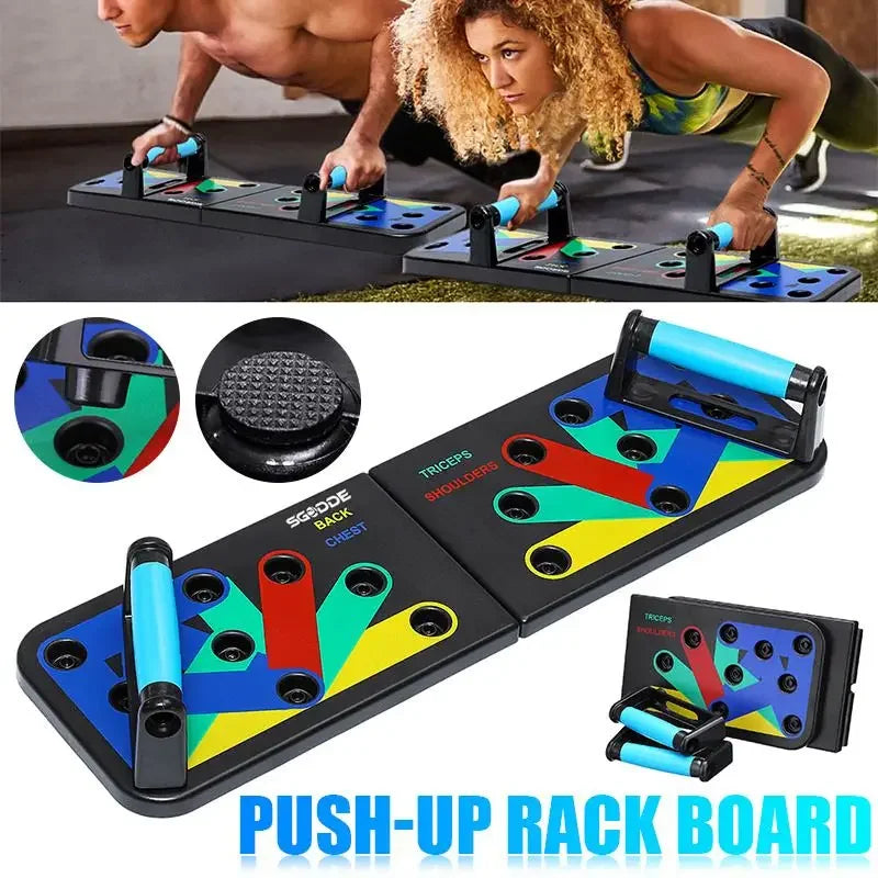 EverFit 9 in 1 Push Up Rack Board