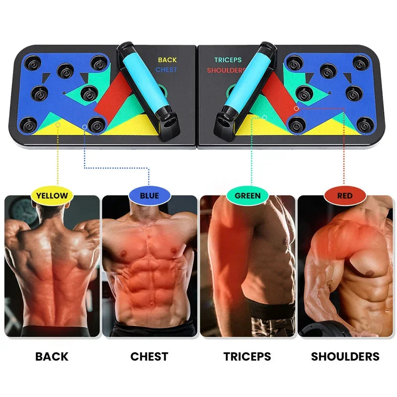 EverFit 9 in 1 Push Up Rack Board